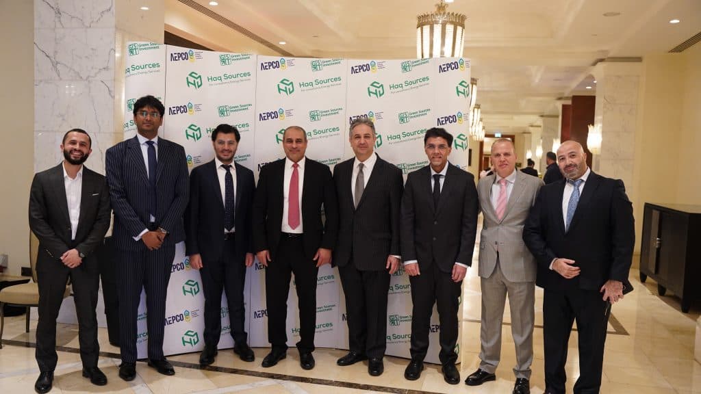 AEPCo team at a sustainable energy event