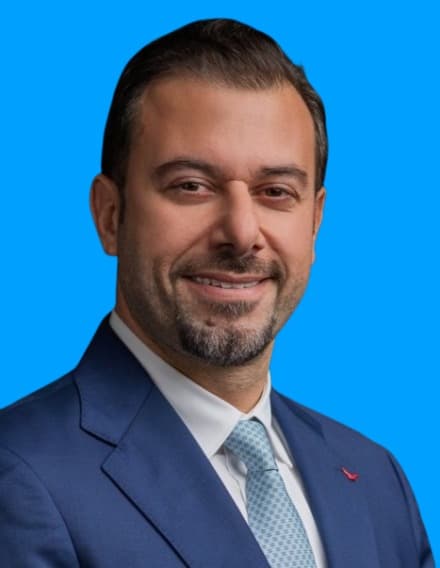 Professional portrait of Mr. Moustapha Chami, Vice Chairman of AEPCo