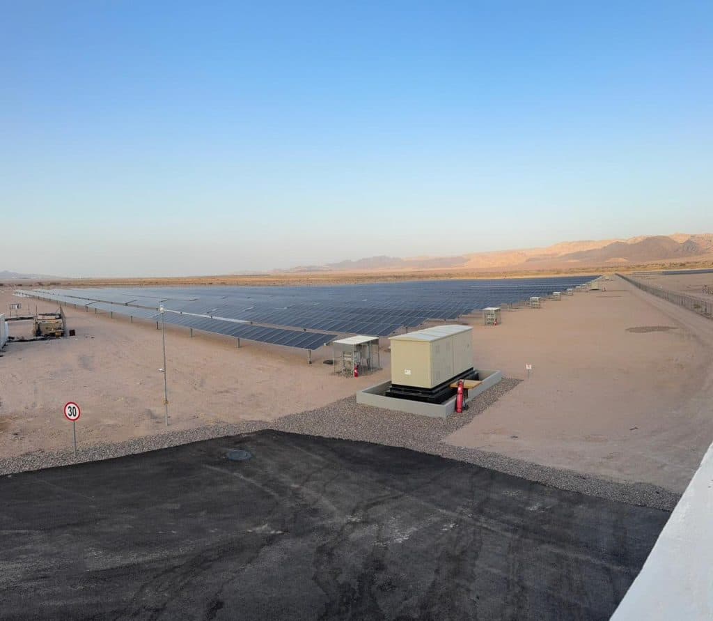 Noor Al Aqaba solar PV project in Wadi Araba, Jordan